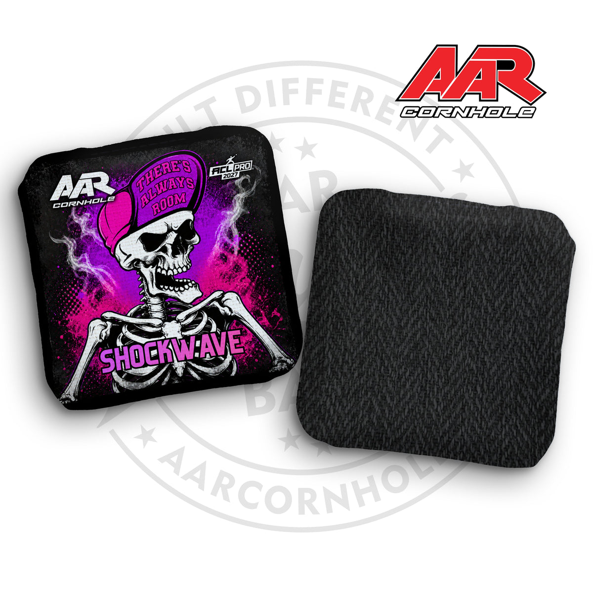 2027 AAR Shockwave Cornhole Bags - Skeleton Edition - ACL Pro Stamped - SET OF 4