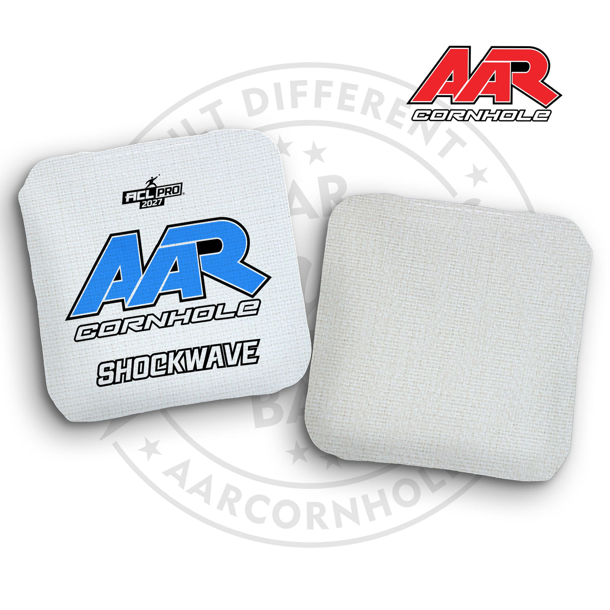 2027 AAR Shockwave Cornhole Bags - Solid Edition - ACL Pro Stamped - SET OF 4