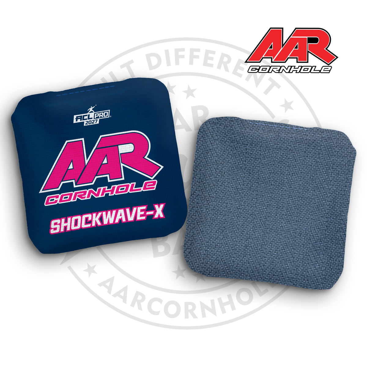 2027 AAR Shockwave-X Cornhole Bags - Solid Edition - ACL Pro Stamped - SET OF 4