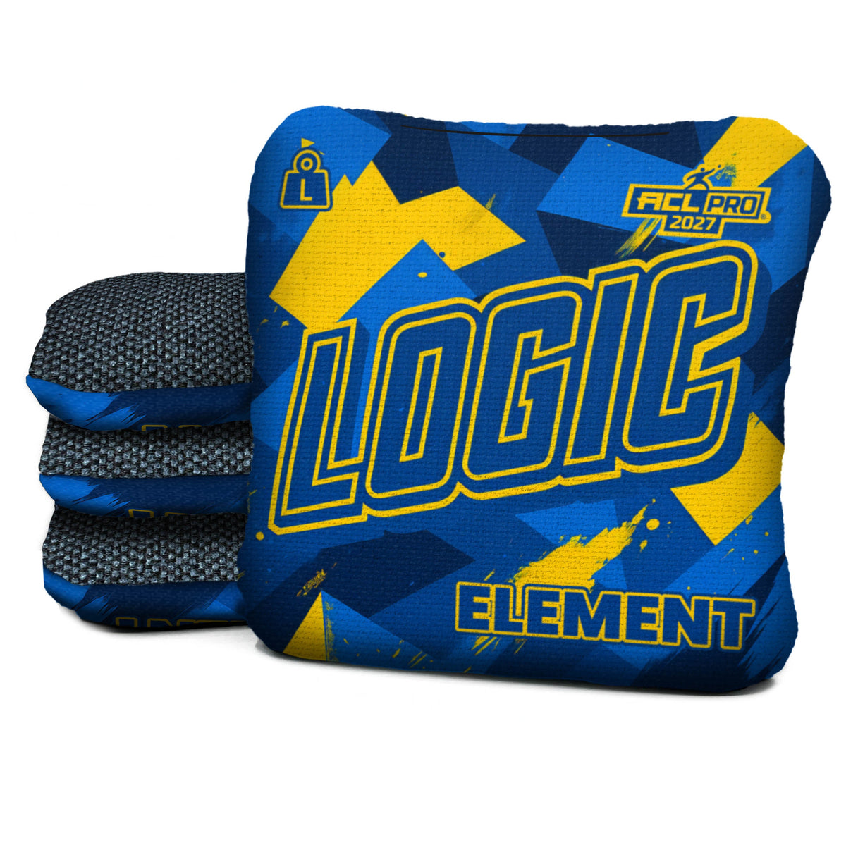 Angle Splat - Blue Yellow - ACL PRO 2027 / ACL COMP BAGS - MULTIPLE BAG SERIES - Set of 4 bags