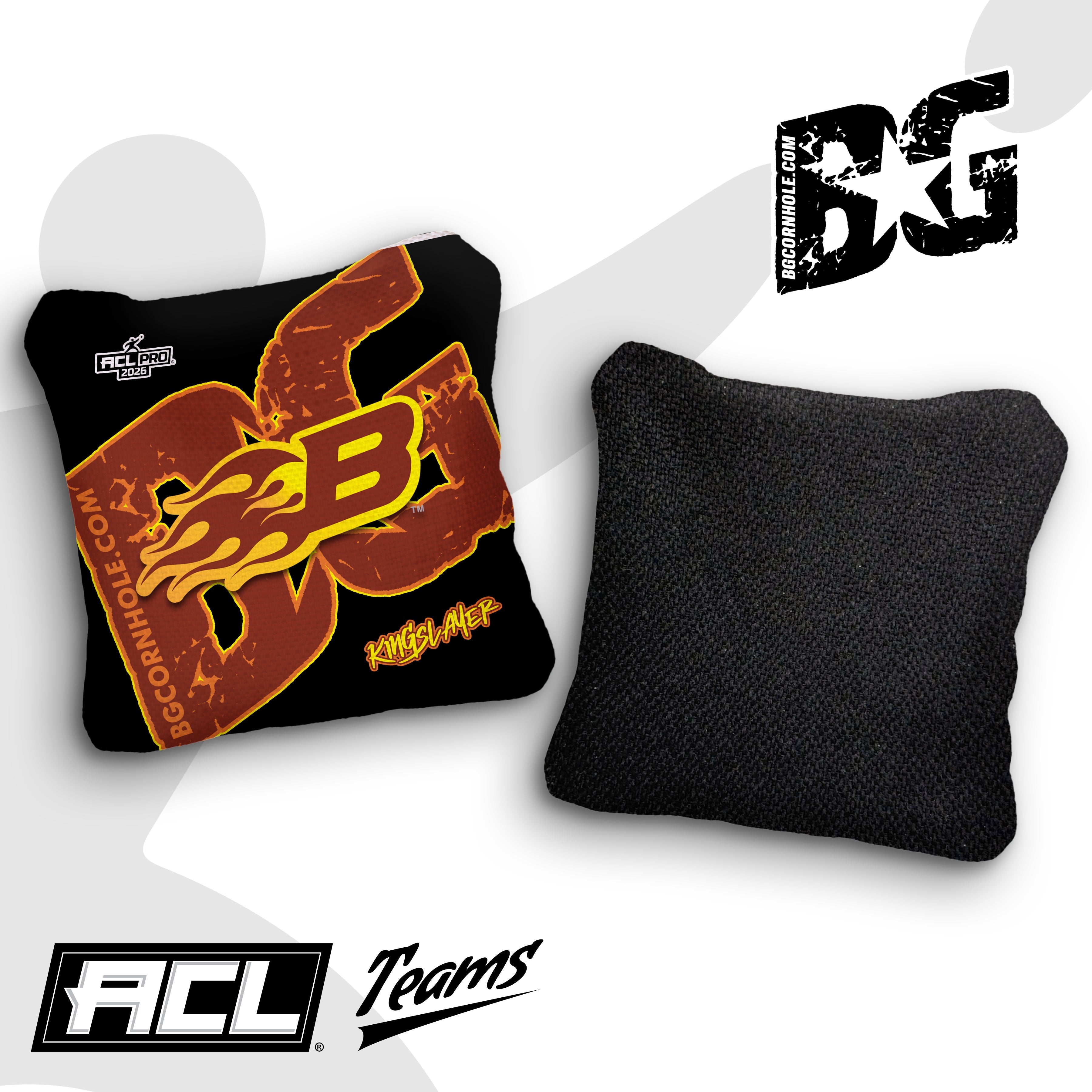 2026 BG Multiple Bag Models "Arizona Burn" - ACL Pro Stamped Cornhole Bags - SET OF 4 BAGS