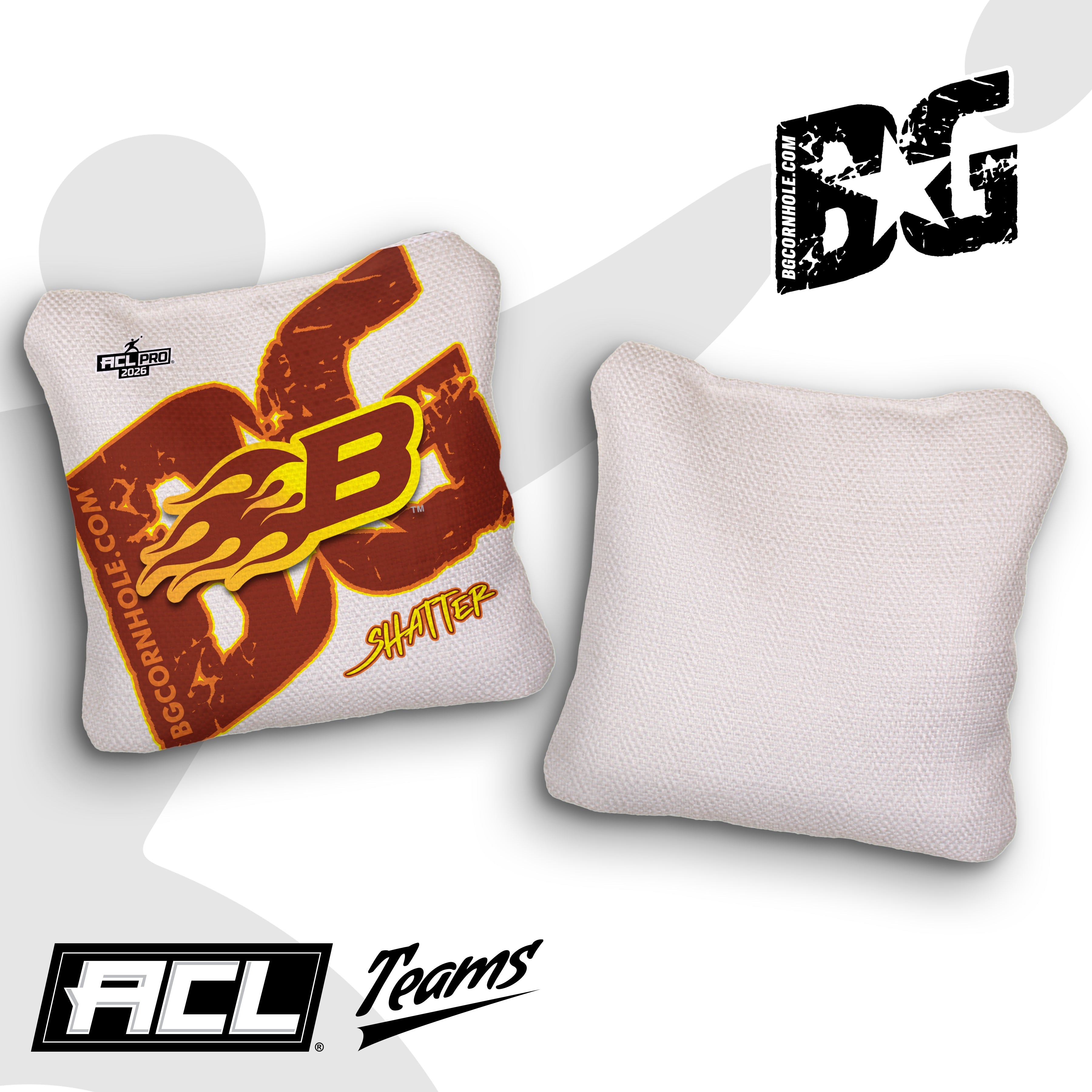 2026 BG Multiple Bag Models "Arizona Burn" - ACL Pro Stamped Cornhole Bags - SET OF 4 BAGS