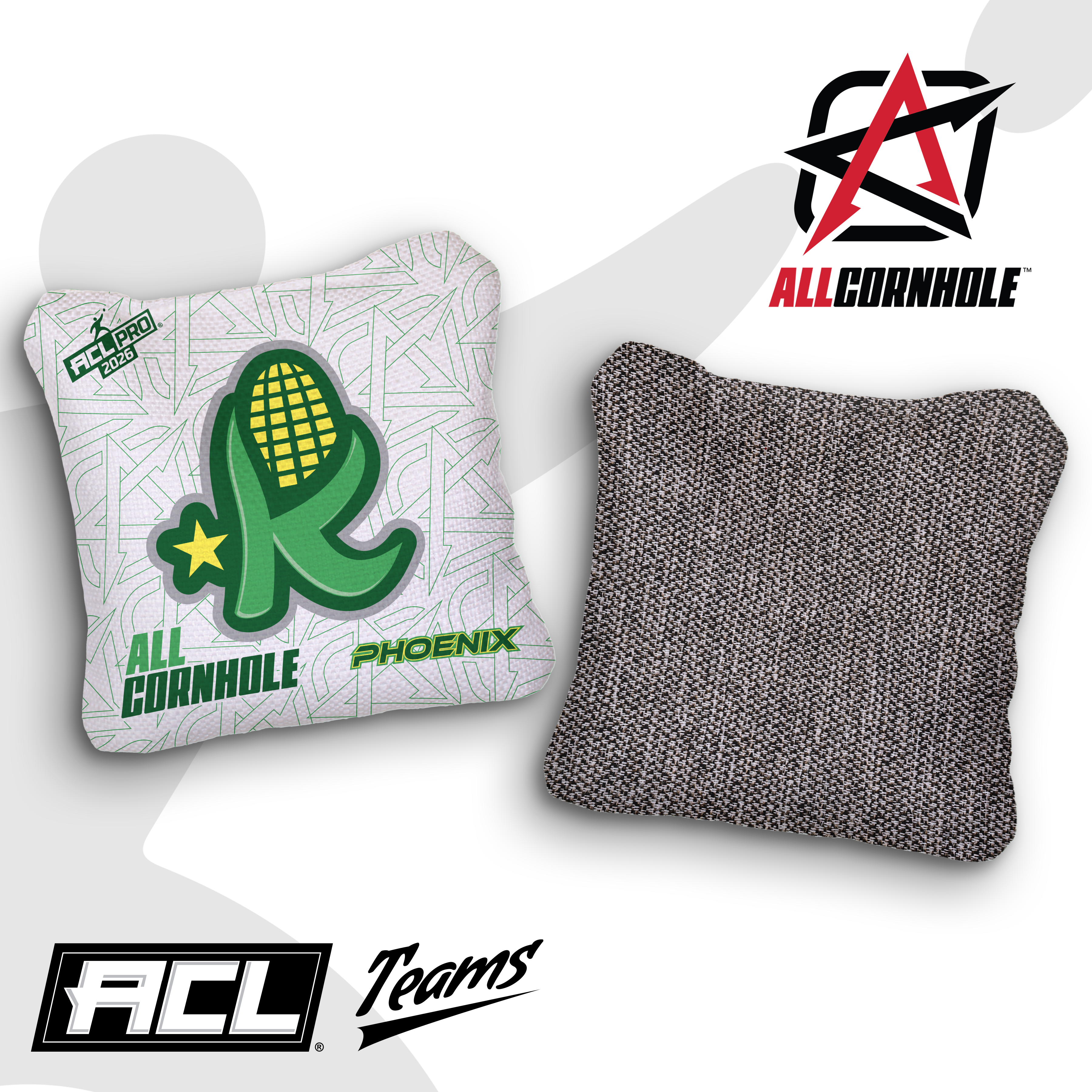 2026 AllCornhole Phoenix - "Kentucky Kernels" - ACL Pro Stamped Cornhole Bags - SET OF 4 BAGS