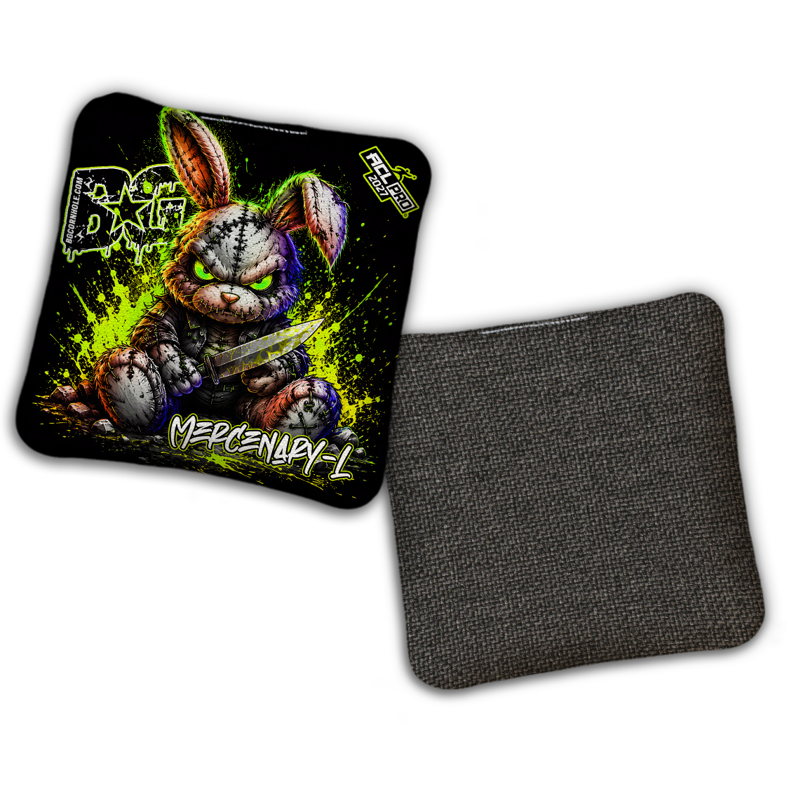 2027 ACL - BG Multiple Bag Models "BAD BUNNY" - Pro Stamped Cornhole Bags - SET OF 4 BAGS
