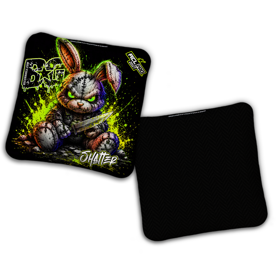 2027 ACL - BG Multiple Bag Models "BAD BUNNY" - Pro Stamped Cornhole Bags - SET OF 4 BAGS