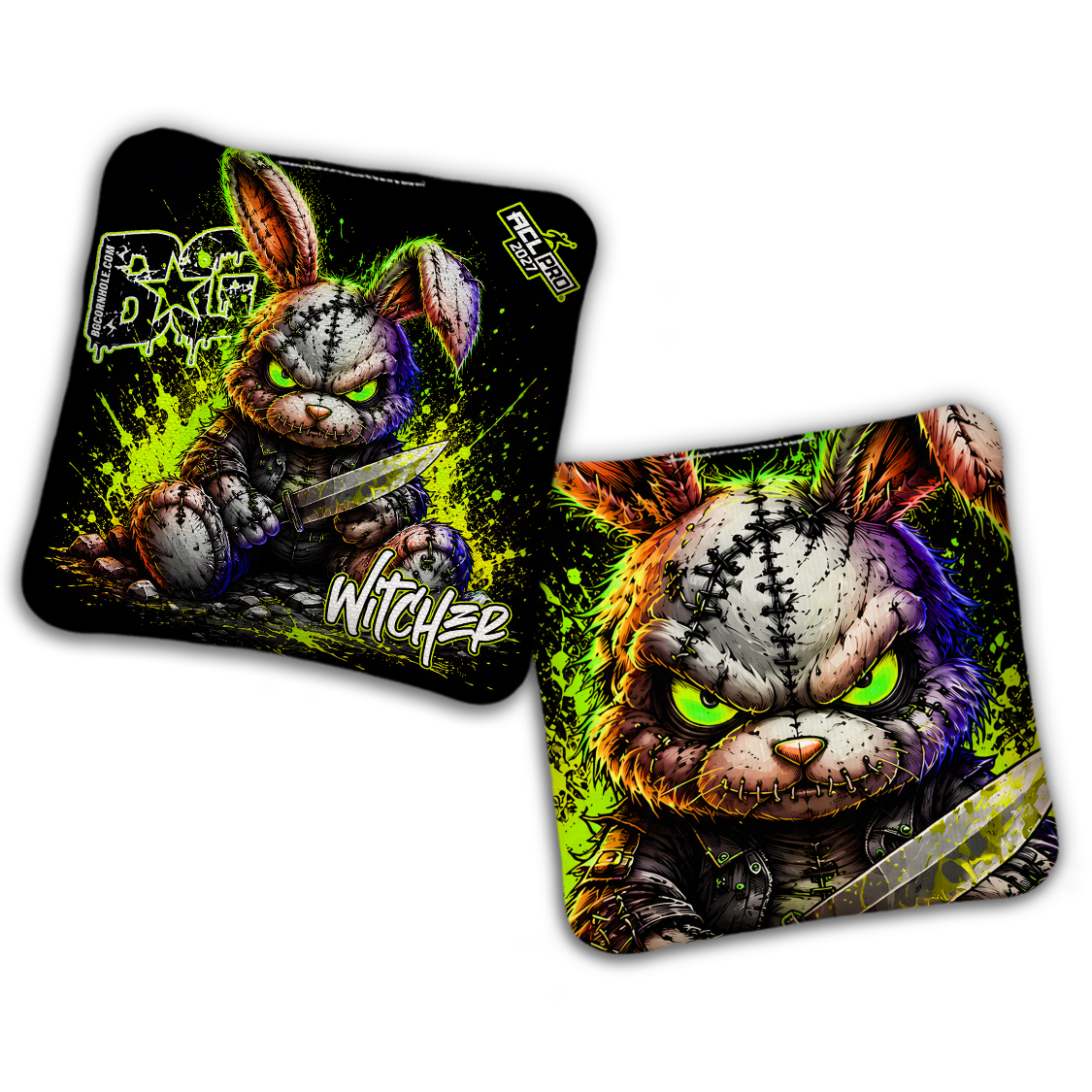 2027 ACL - BG Multiple Bag Models "BAD BUNNY" - Pro Stamped Cornhole Bags - SET OF 4 BAGS