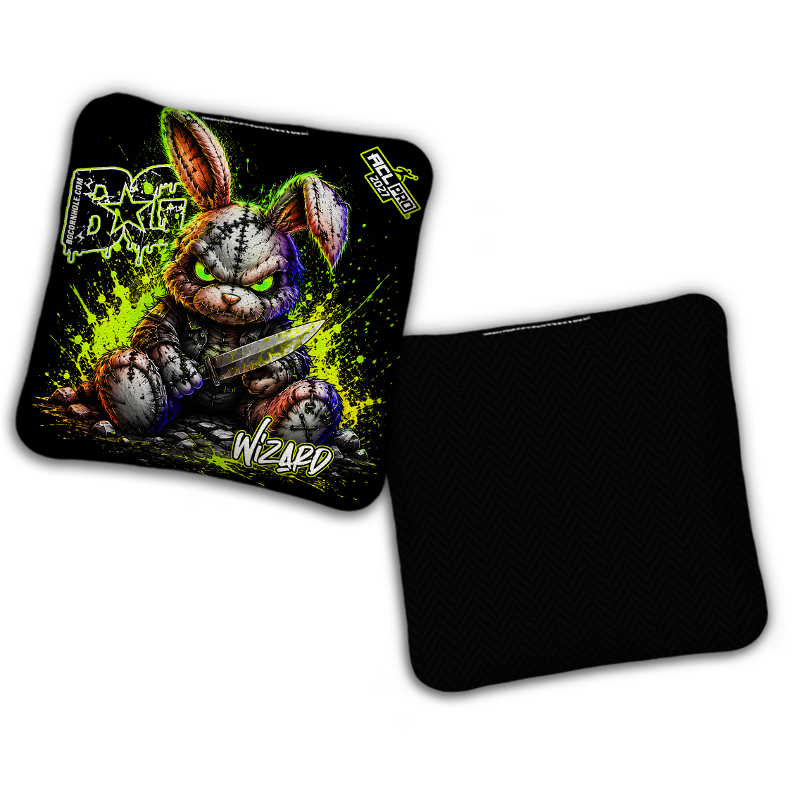 2027 ACL - BG Multiple Bag Models "BAD BUNNY" - Pro Stamped Cornhole Bags - SET OF 4 BAGS