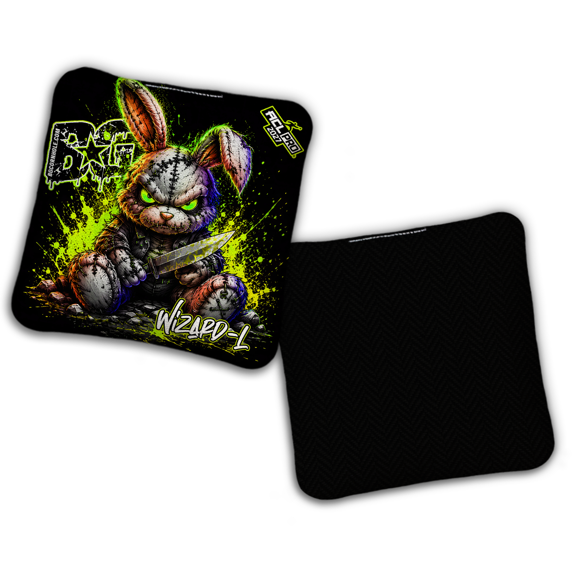 2027 ACL - BG Multiple Bag Models "BAD BUNNY" - Pro Stamped Cornhole Bags - SET OF 4 BAGS