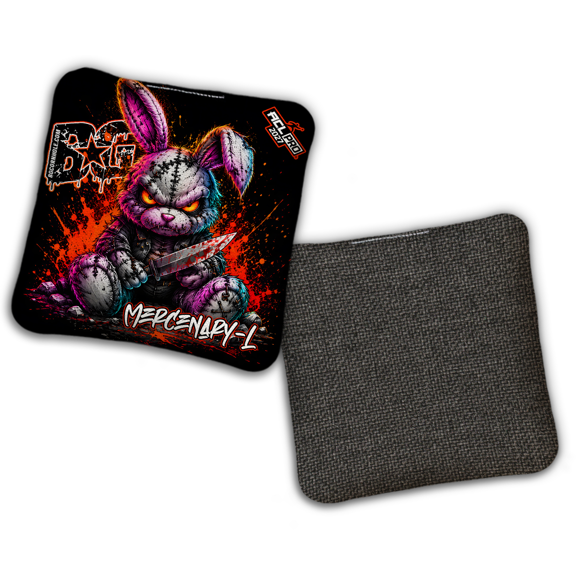2027 ACL - BG Multiple Bag Models "BAD BUNNY" - Pro Stamped Cornhole Bags - SET OF 4 BAGS