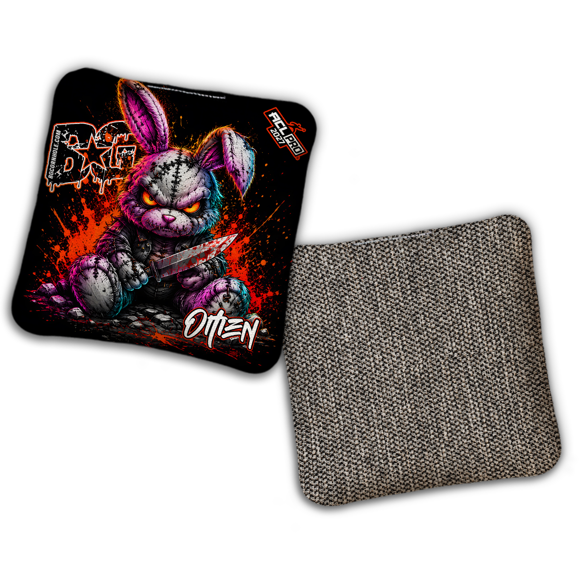 2027 ACL - BG Multiple Bag Models "BAD BUNNY" - Pro Stamped Cornhole Bags - SET OF 4 BAGS
