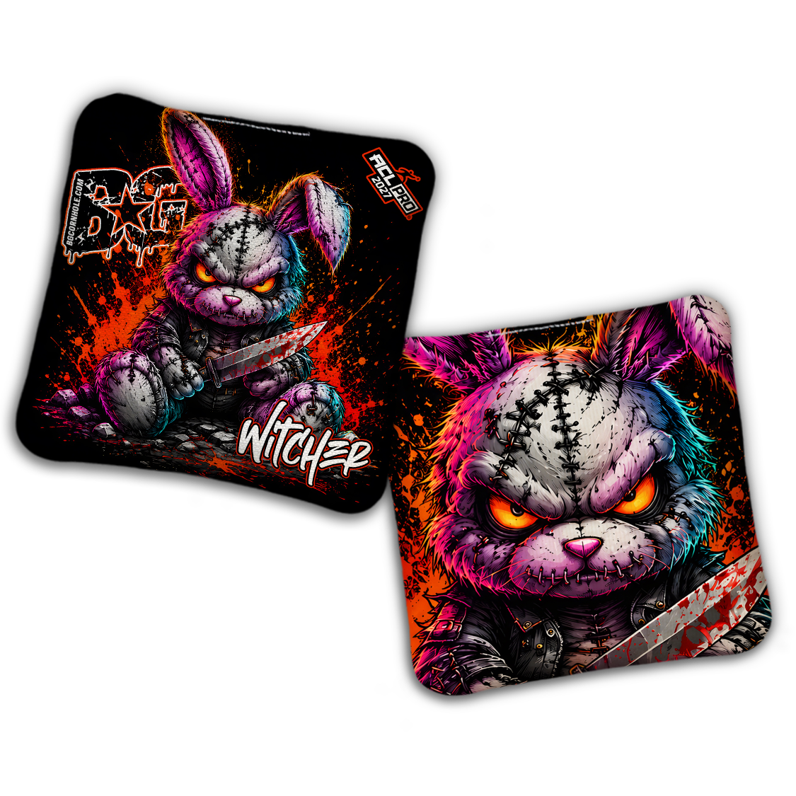 2027 ACL - BG Multiple Bag Models "BAD BUNNY" - Pro Stamped Cornhole Bags - SET OF 4 BAGS