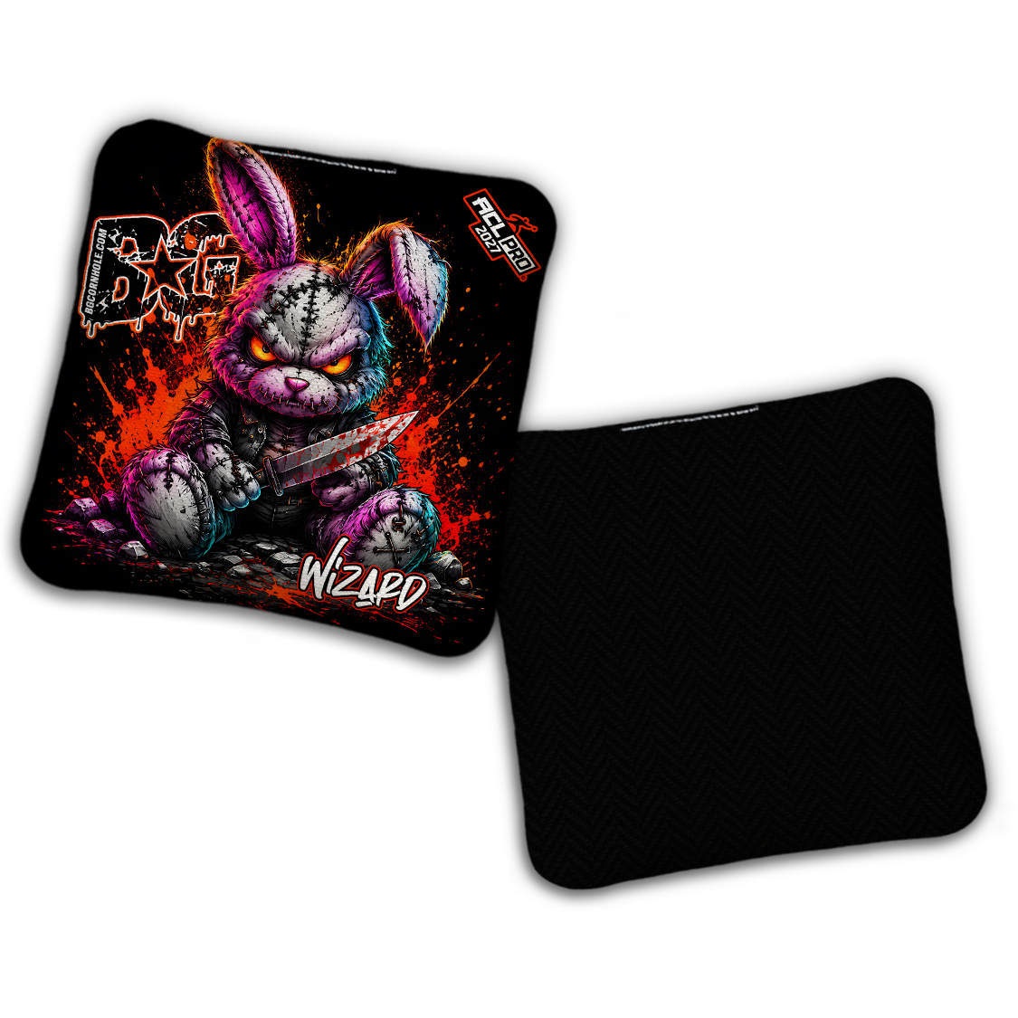 2027 ACL - BG Multiple Bag Models "BAD BUNNY" - Pro Stamped Cornhole Bags - SET OF 4 BAGS