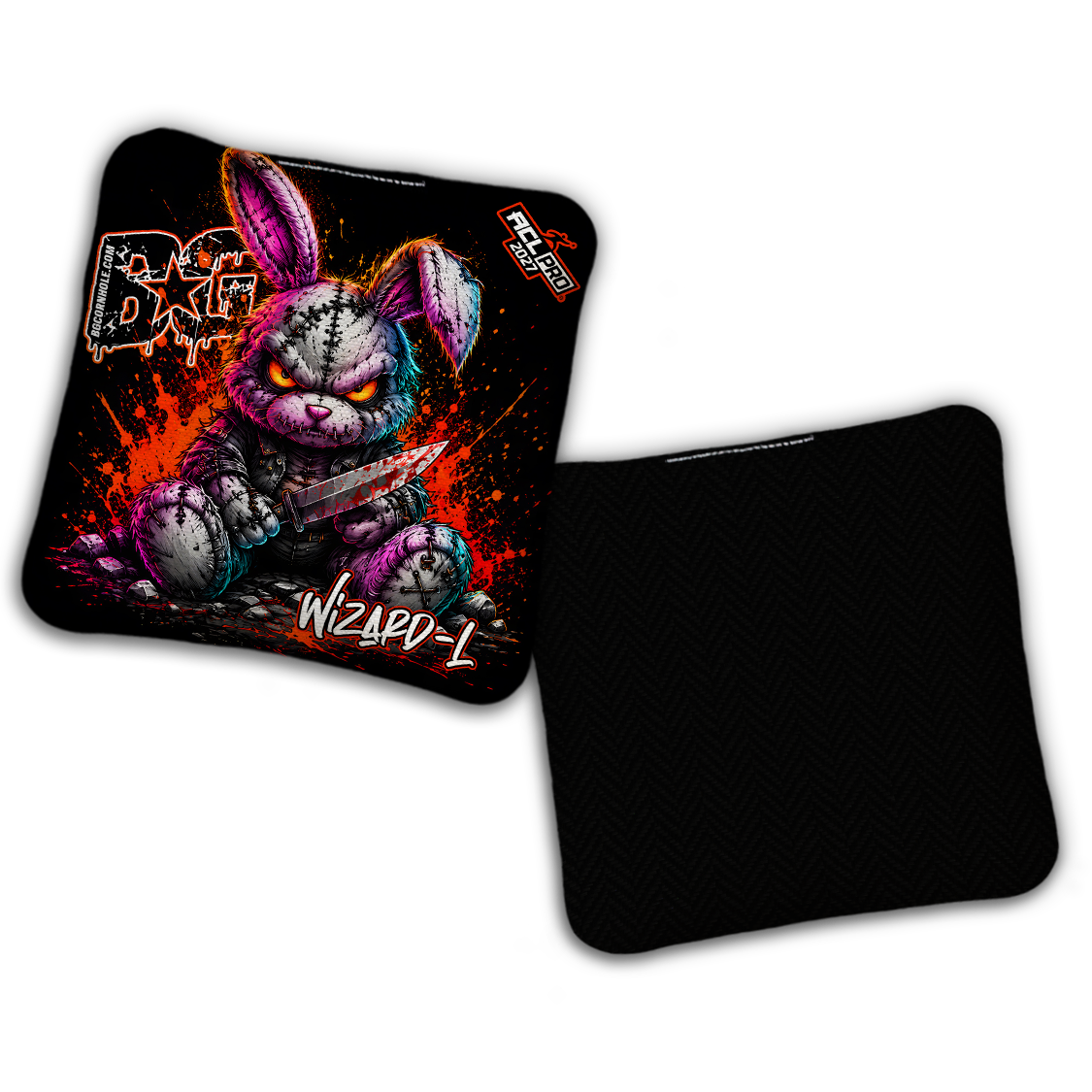 2027 ACL - BG Multiple Bag Models "BAD BUNNY" - Pro Stamped Cornhole Bags - SET OF 4 BAGS