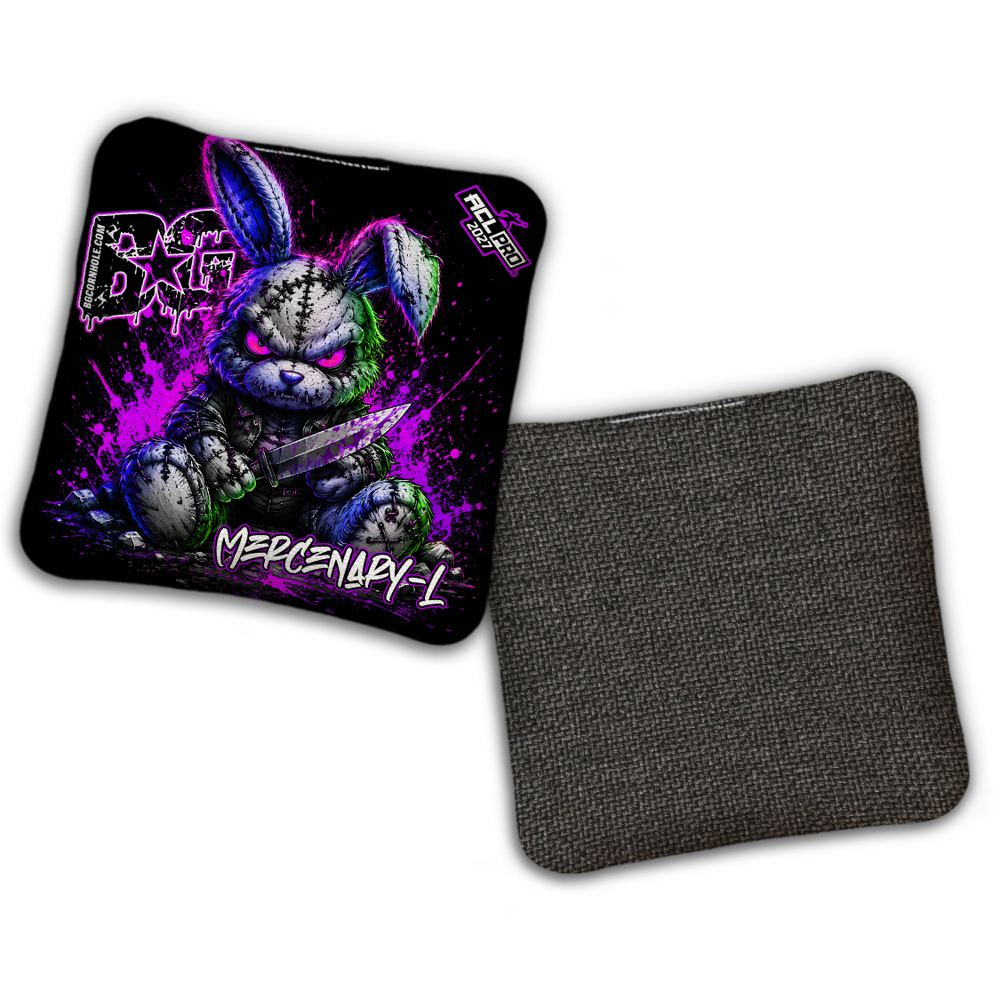 2027 ACL - BG Multiple Bag Models "BAD BUNNY" - Pro Stamped Cornhole Bags - SET OF 4 BAGS