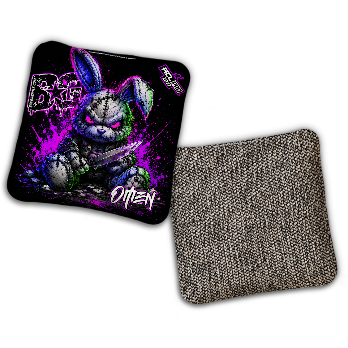 2027 ACL - BG Multiple Bag Models "BAD BUNNY" - Pro Stamped Cornhole Bags - SET OF 4 BAGS