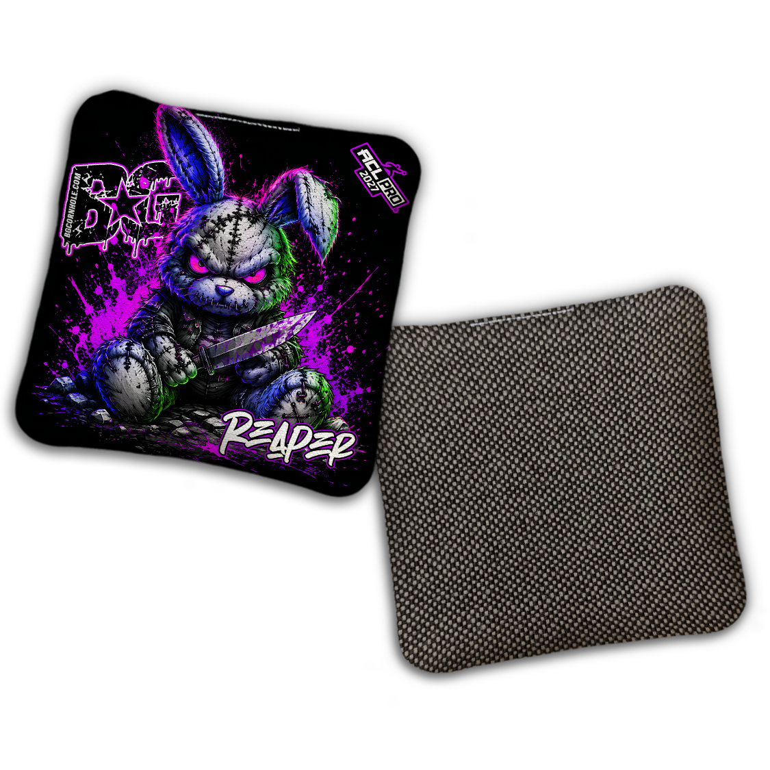 2027 ACL - BG Multiple Bag Models "BAD BUNNY" - Pro Stamped Cornhole Bags - SET OF 4 BAGS