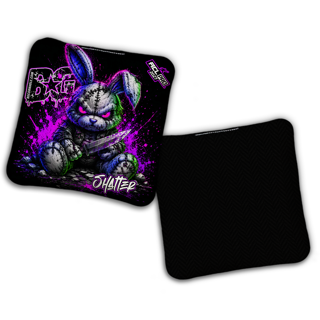 2027 ACL - BG Multiple Bag Models "BAD BUNNY" - Pro Stamped Cornhole Bags - SET OF 4 BAGS