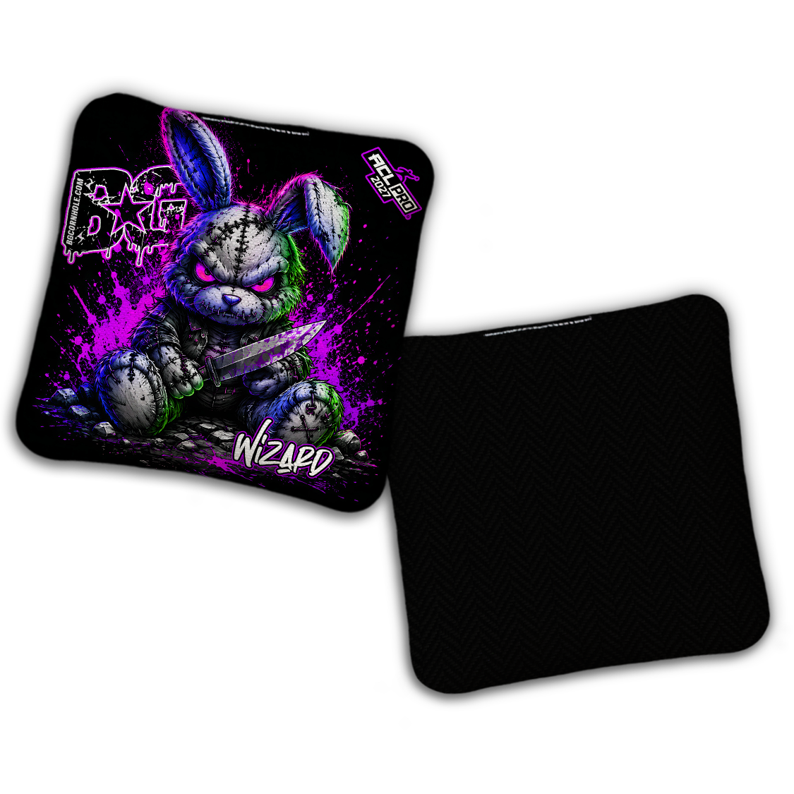 2027 ACL - BG Multiple Bag Models "BAD BUNNY" - Pro Stamped Cornhole Bags - SET OF 4 BAGS
