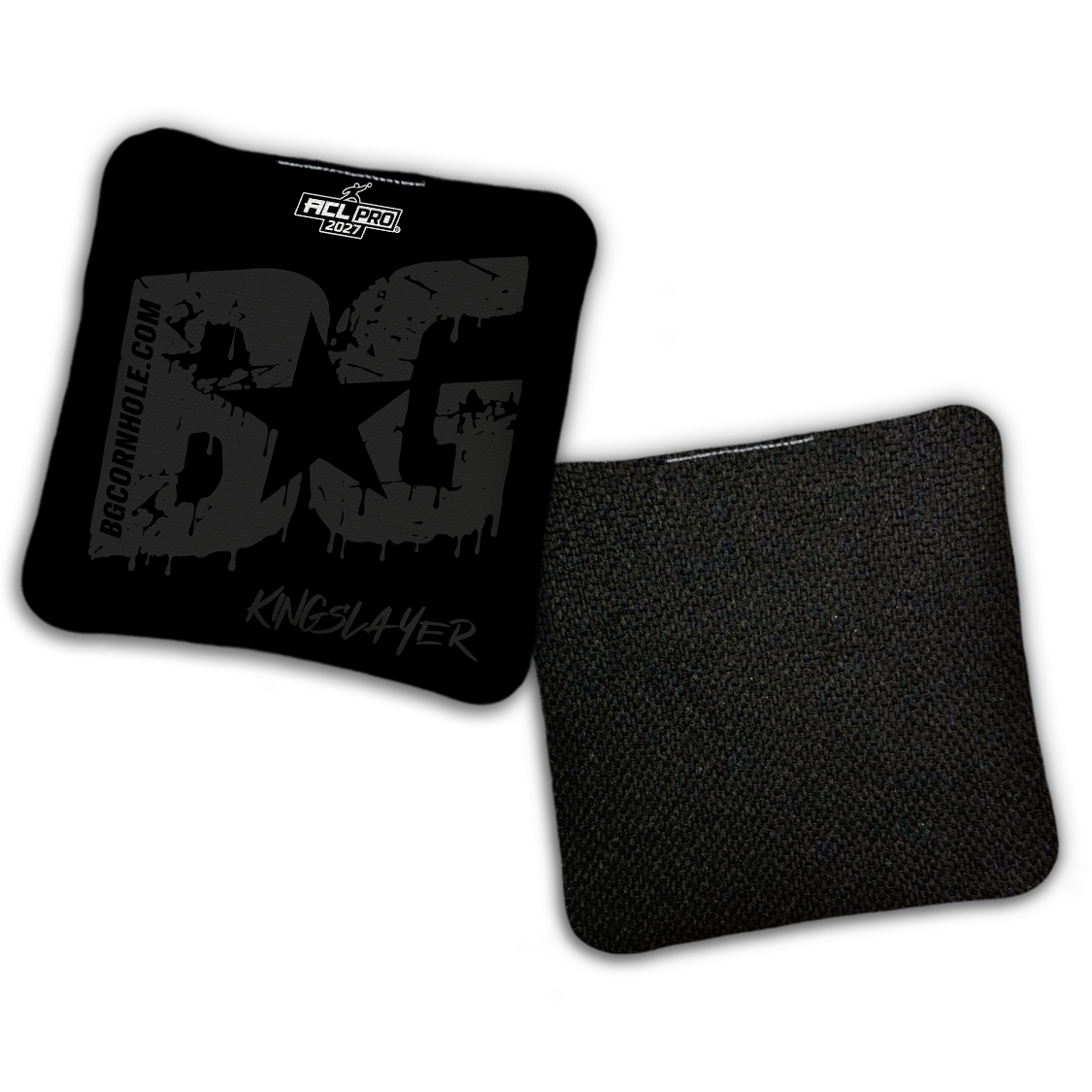 2027 ACL - BG Multiple Bag Models "Blackout" - Pro Stamped Cornhole Bags - SET OF 4 BAGS