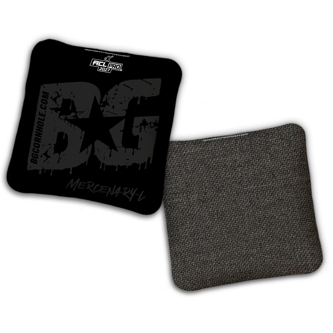 2027 ACL - BG Multiple Bag Models "Blackout" - Pro Stamped Cornhole Bags - SET OF 4 BAGS