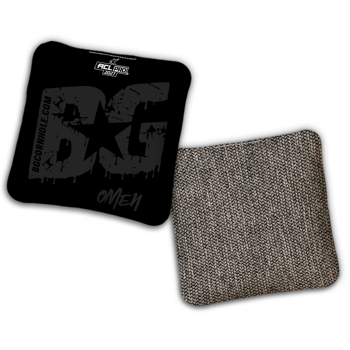 2027 ACL - BG Multiple Bag Models "Blackout" - Pro Stamped Cornhole Bags - SET OF 4 BAGS