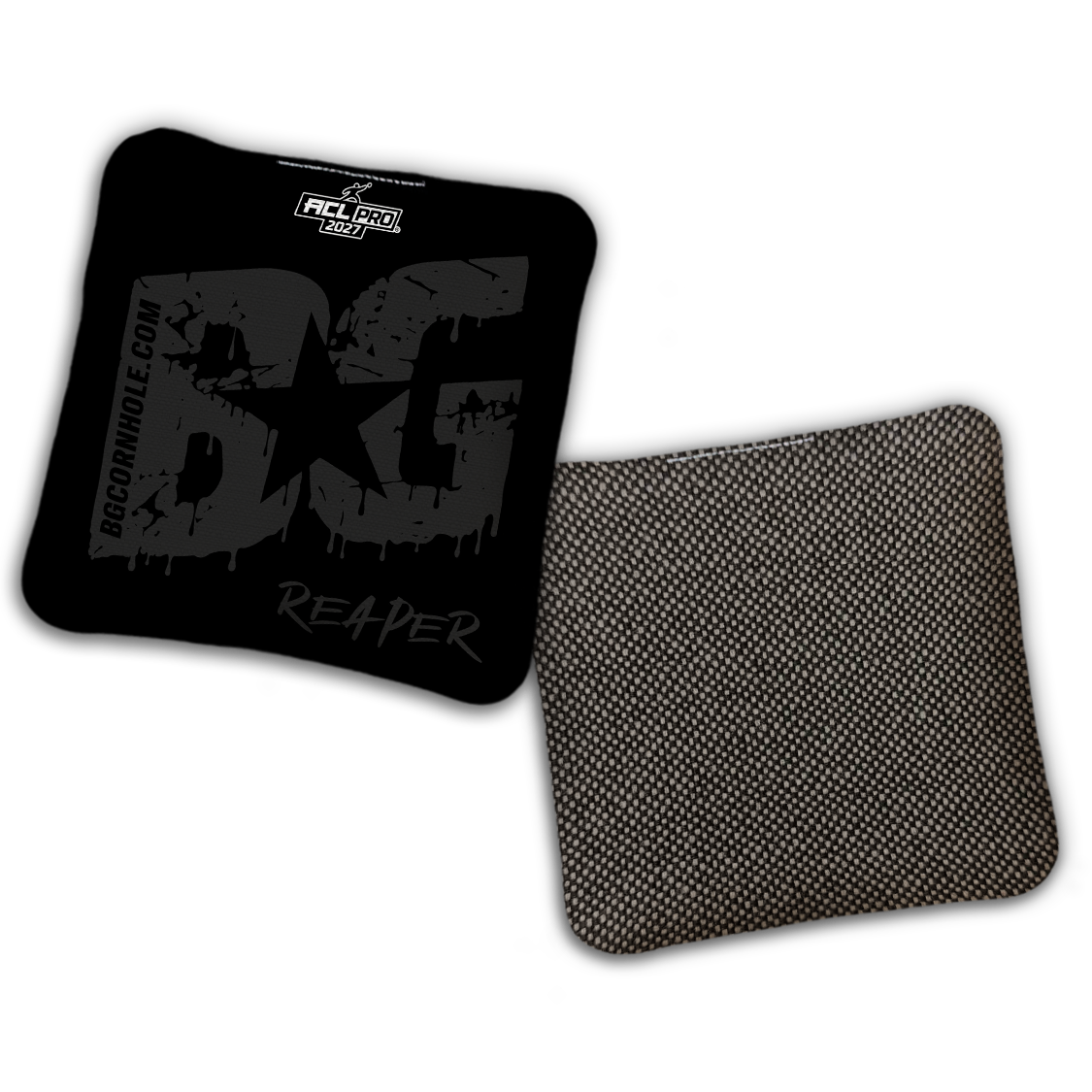 2027 ACL - BG Multiple Bag Models "Blackout" - Pro Stamped Cornhole Bags - SET OF 4 BAGS