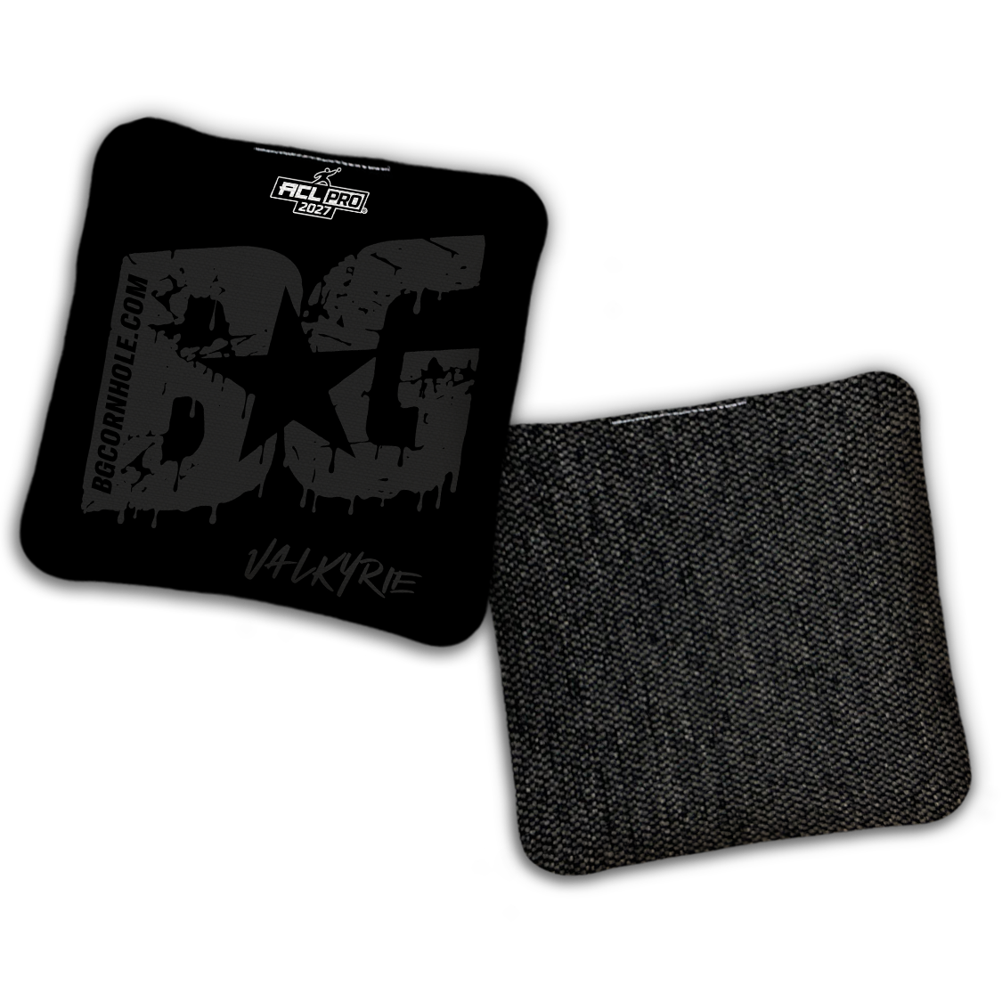 2027 ACL - BG Multiple Bag Models "Blackout" - Pro Stamped Cornhole Bags - SET OF 4 BAGS