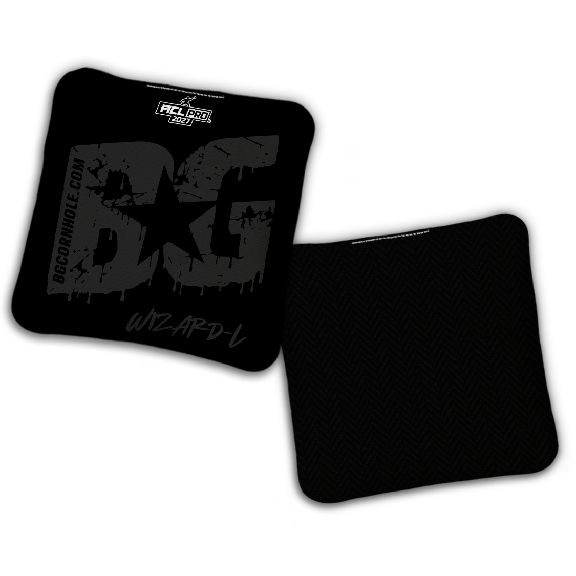 2027 ACL - BG Multiple Bag Models "Blackout" - Pro Stamped Cornhole Bags - SET OF 4 BAGS