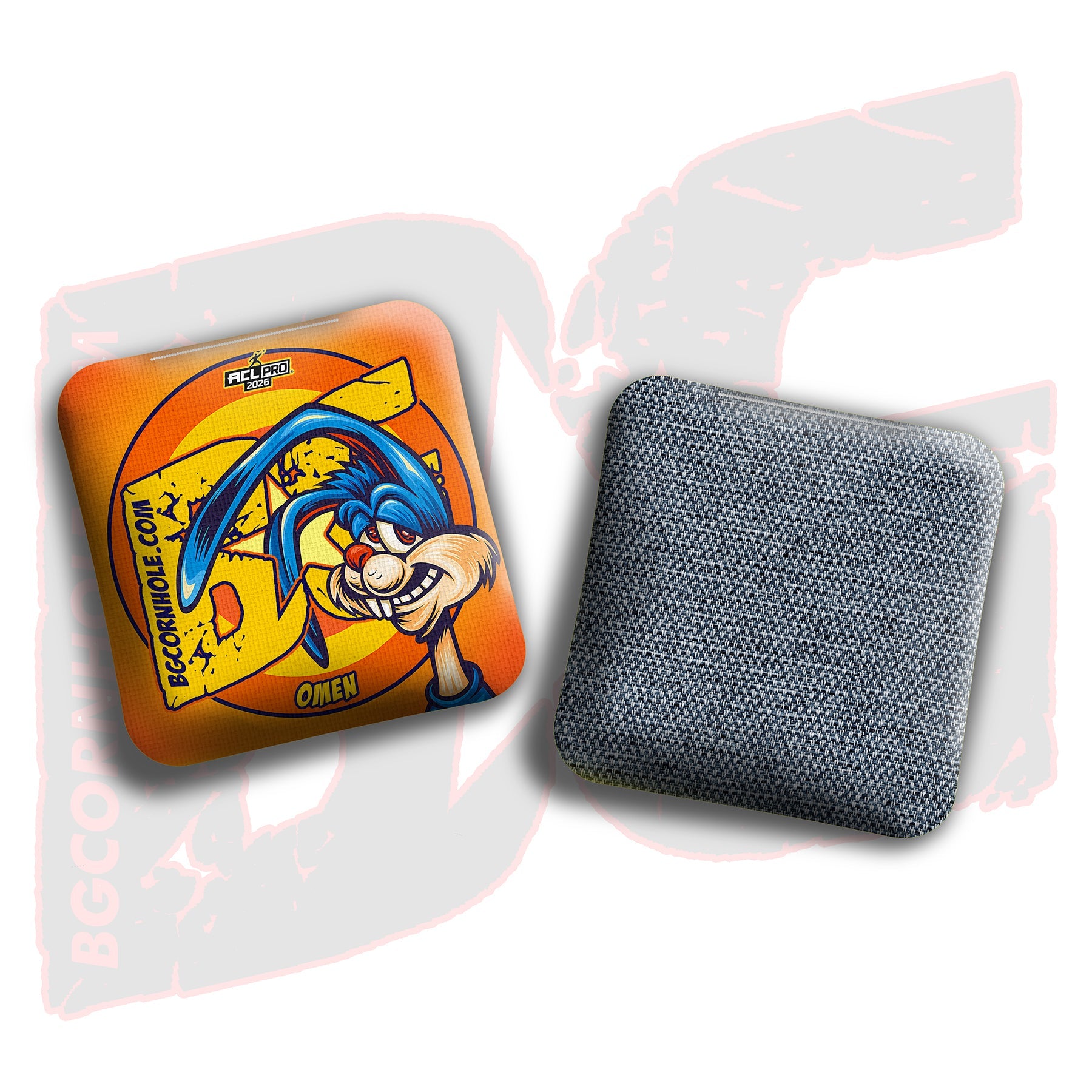 2026 BG Multiple Bag Models "Buzzed Bunny" - ACL Pro Stamped Cornhole Bags - SET OF 4 BAGS
