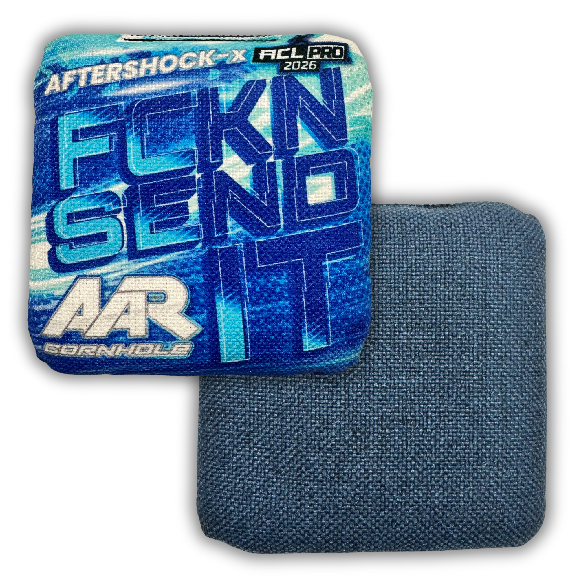 2026 AAR Aftershock-X Cornhole Bags - FCKN SEND IT Edition - ACL Pro Stamped - SET OF 4