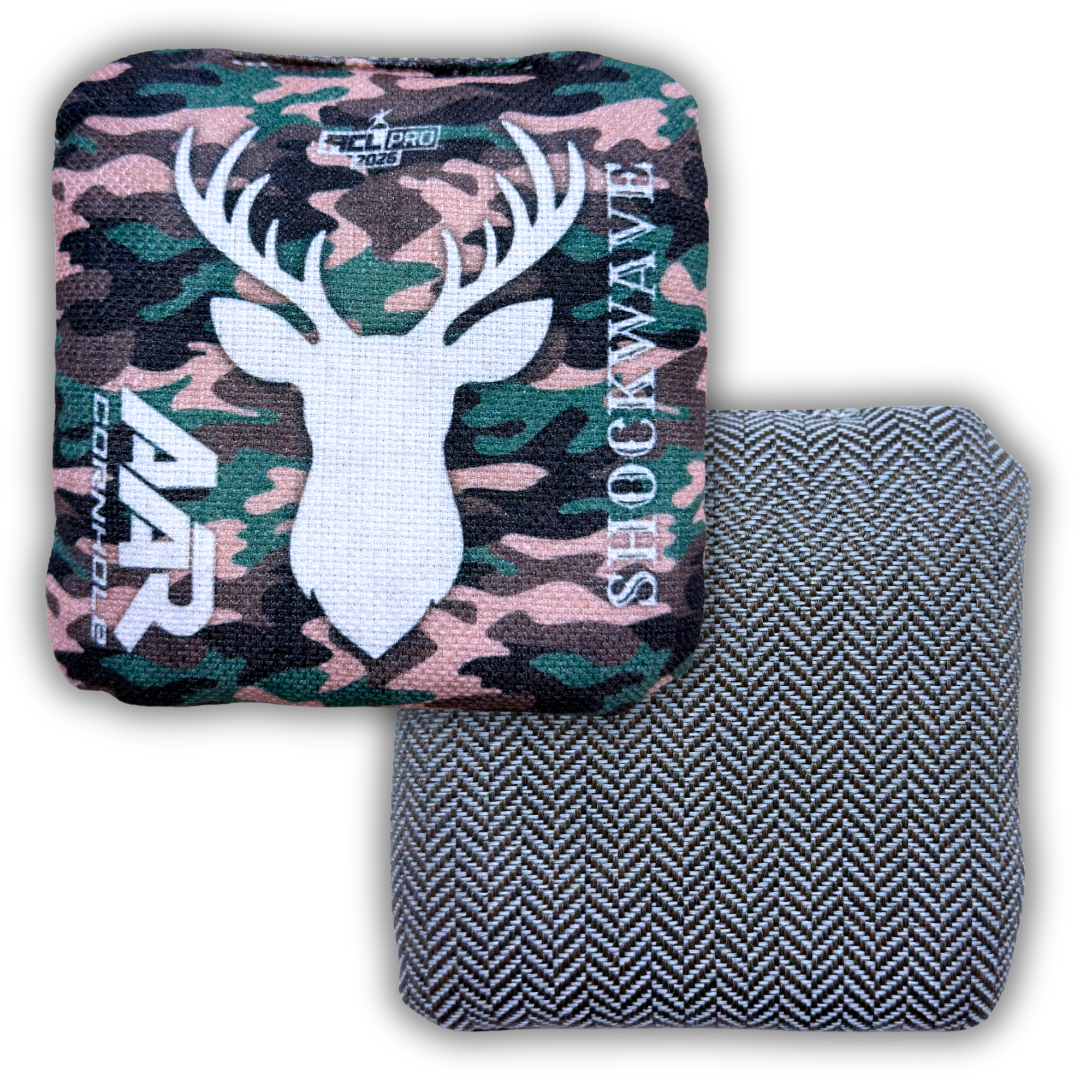 2026 AAR Shockwave Cornhole Bags - Camo Edition - ACL Pro Stamped - SET OF 4