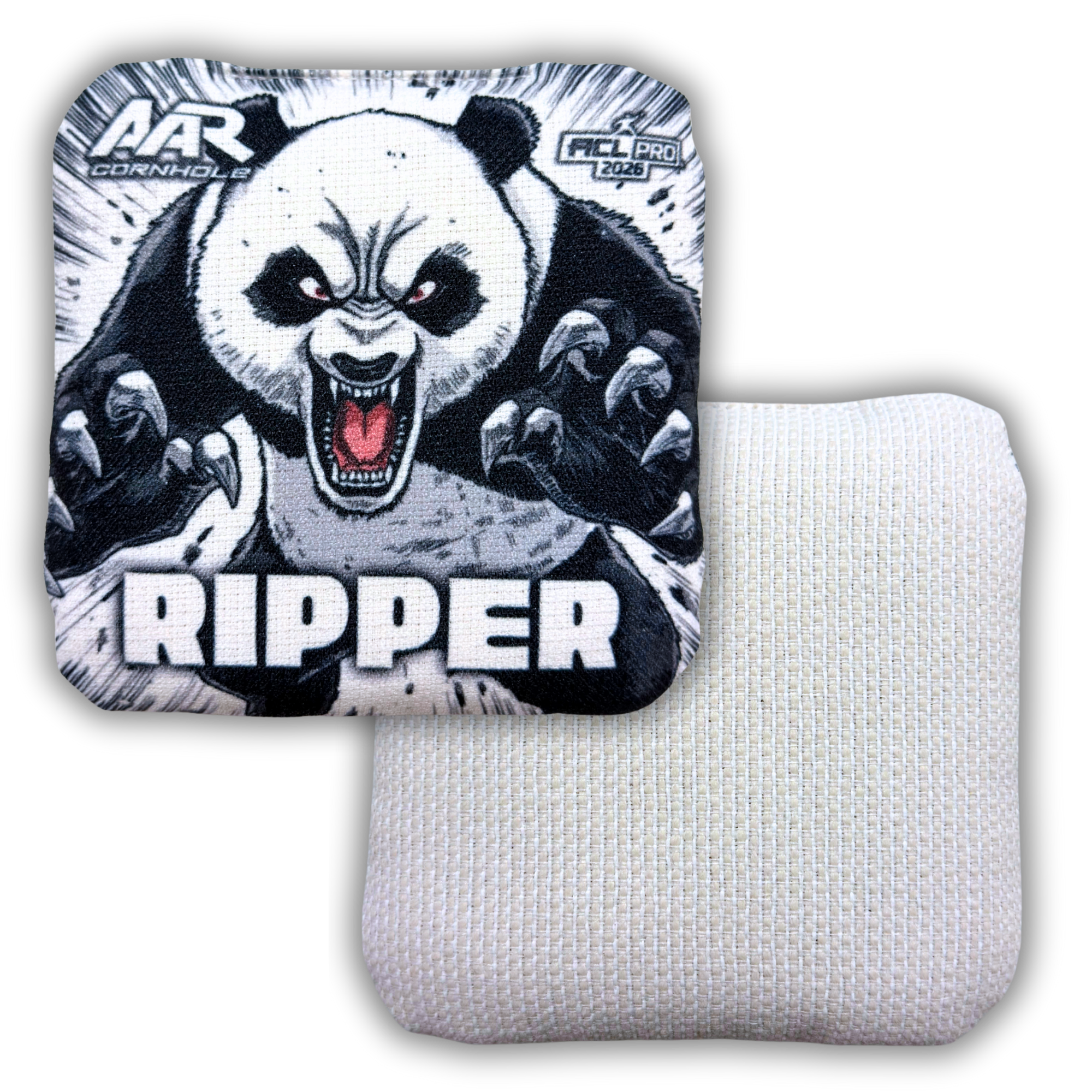 2026 AAR Ripper Cornhole Bags - Panda Edition - ACL Pro Stamped - SET OF 4