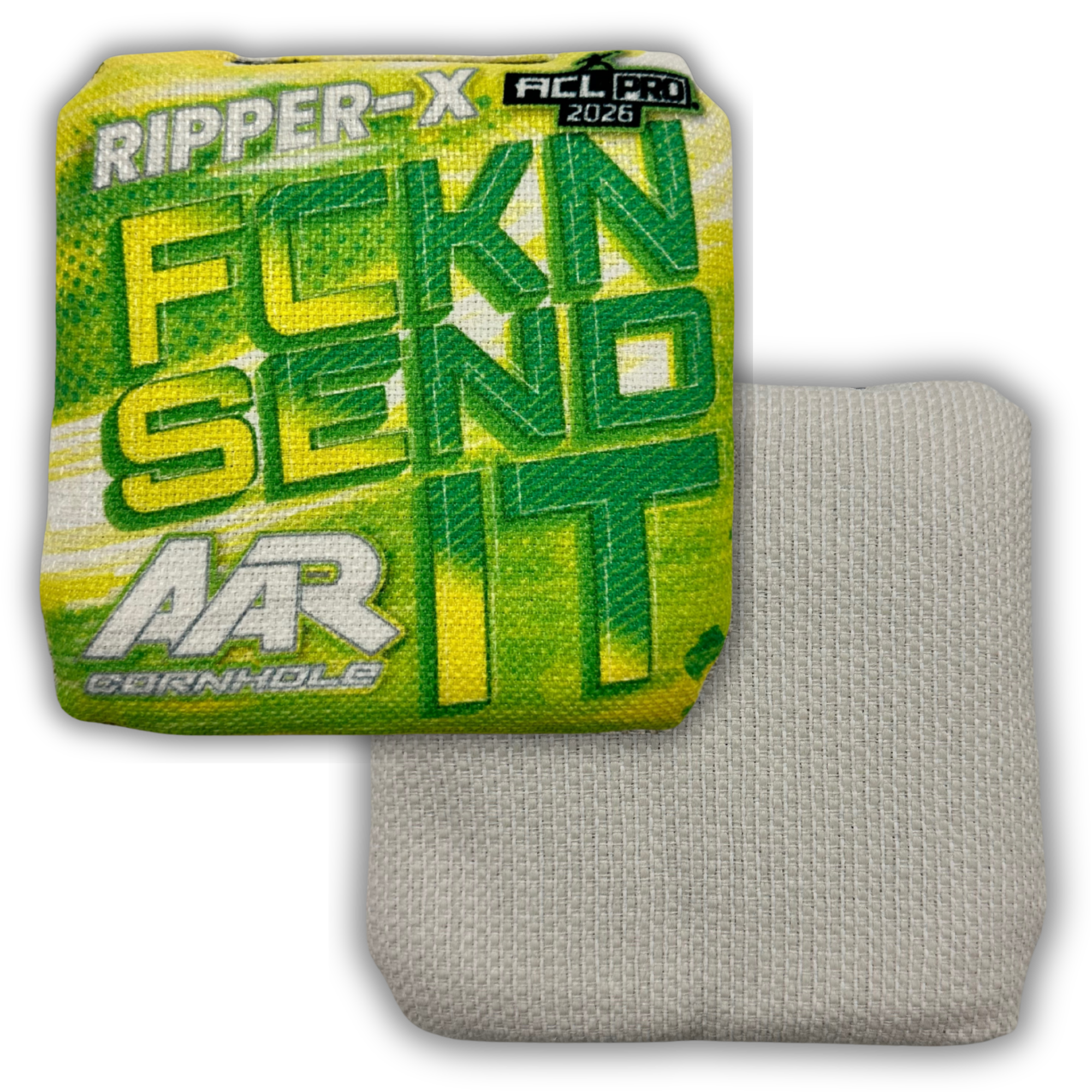 2026 AAR Ripper-X Cornhole Bags - FCKN SEND IT Edition - ACL Pro Stamped - SET OF 4