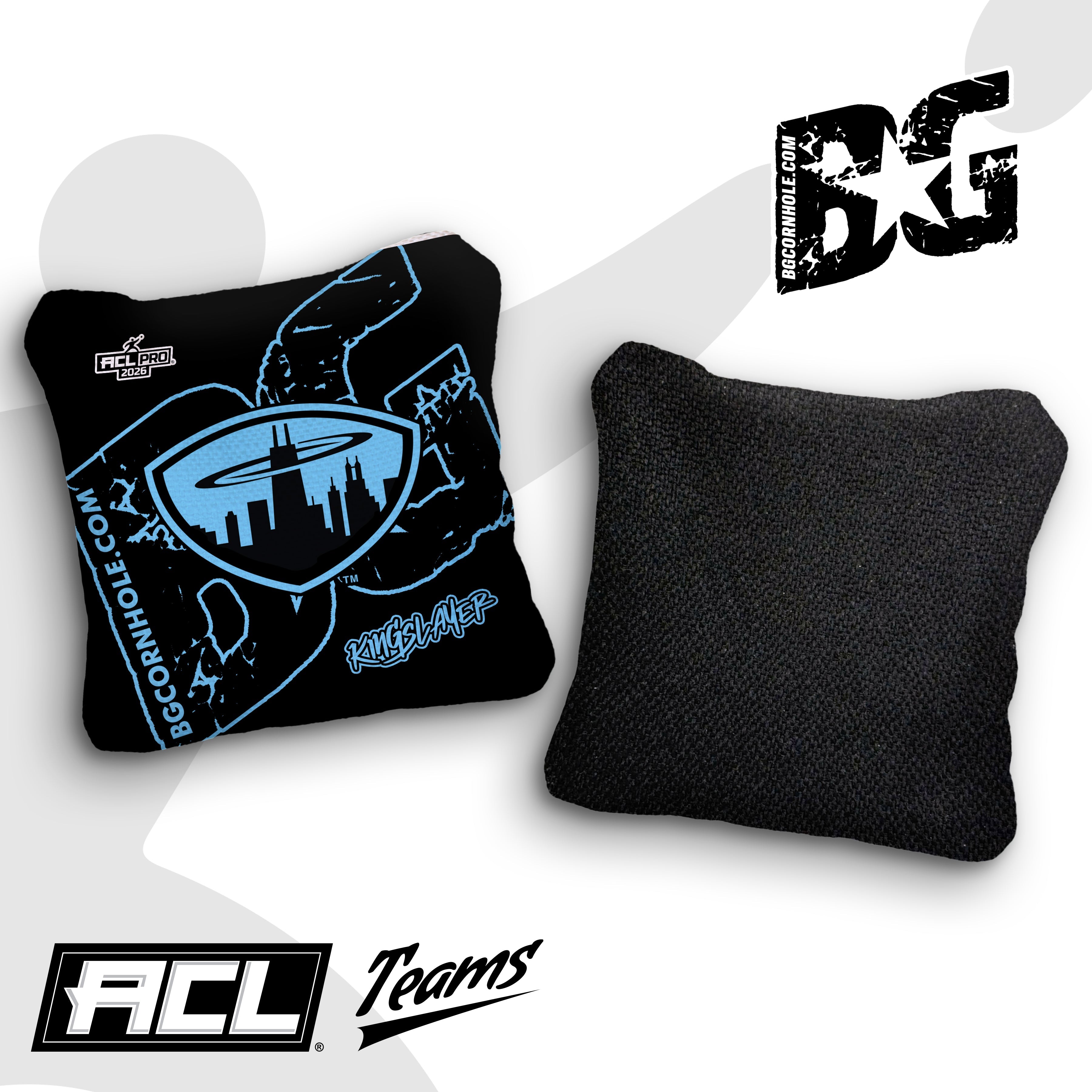2026 BG Multiple Bag Models "Chicagoland Spinners" - ACL Pro Stamped Cornhole Bags - SET OF 4 BAGS