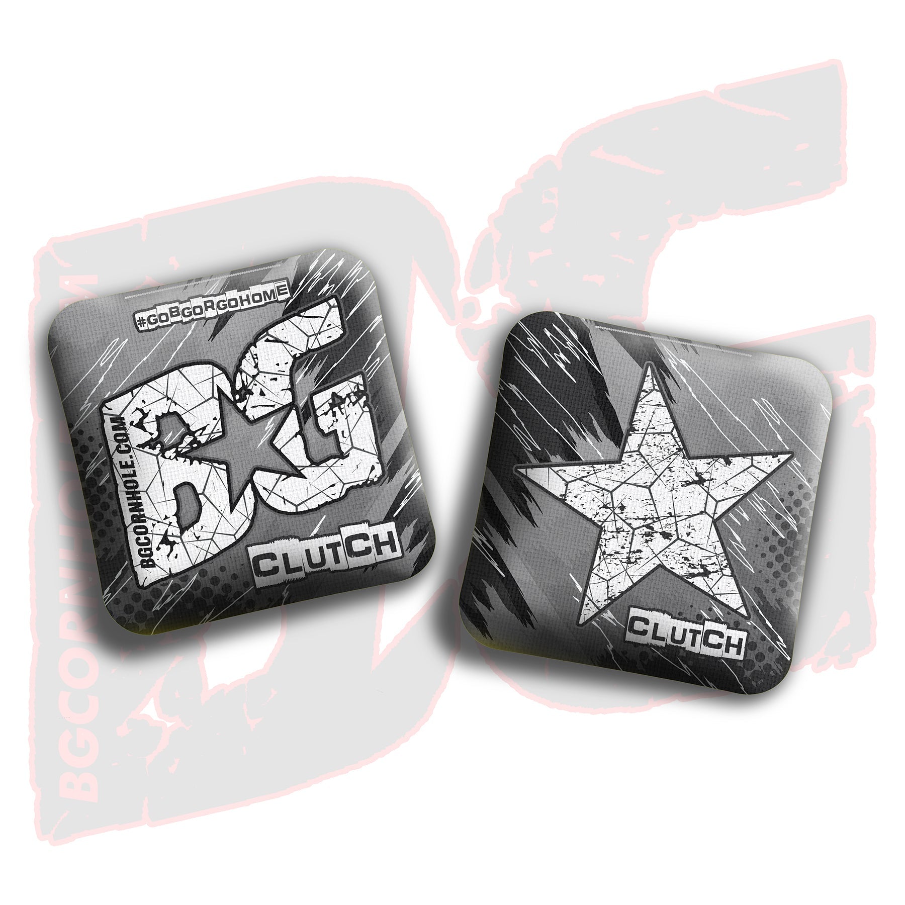 2026 BG Clutch  - "Shockwave” - Non Stamped Cornhole Bags - SET OF 4 bags