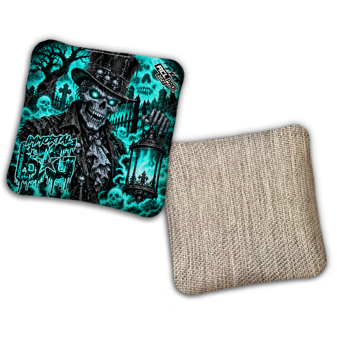 2027 ACL - BG Multiple Bag Models "Cryptkeeper" - Pro Stamped Cornhole Bags - SET OF 4 BAGS