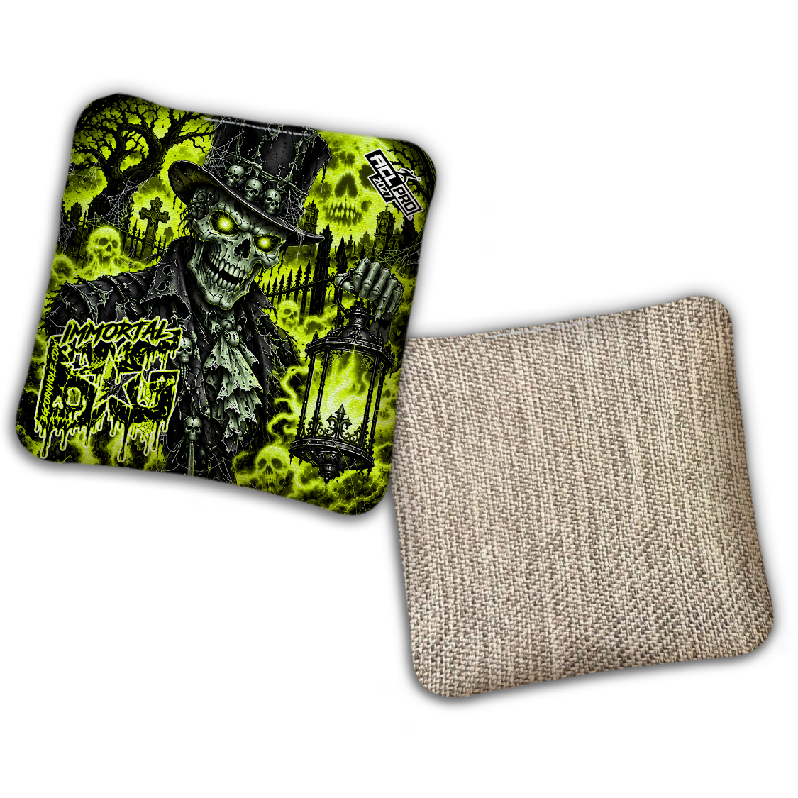 2027 ACL - BG Multiple Bag Models "Cryptkeeper" - Pro Stamped Cornhole Bags - SET OF 4 BAGS