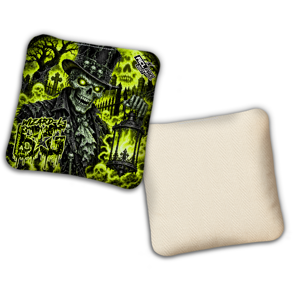 2027 ACL - BG Multiple Bag Models "Cryptkeeper" - Pro Stamped Cornhole Bags - SET OF 4 BAGS