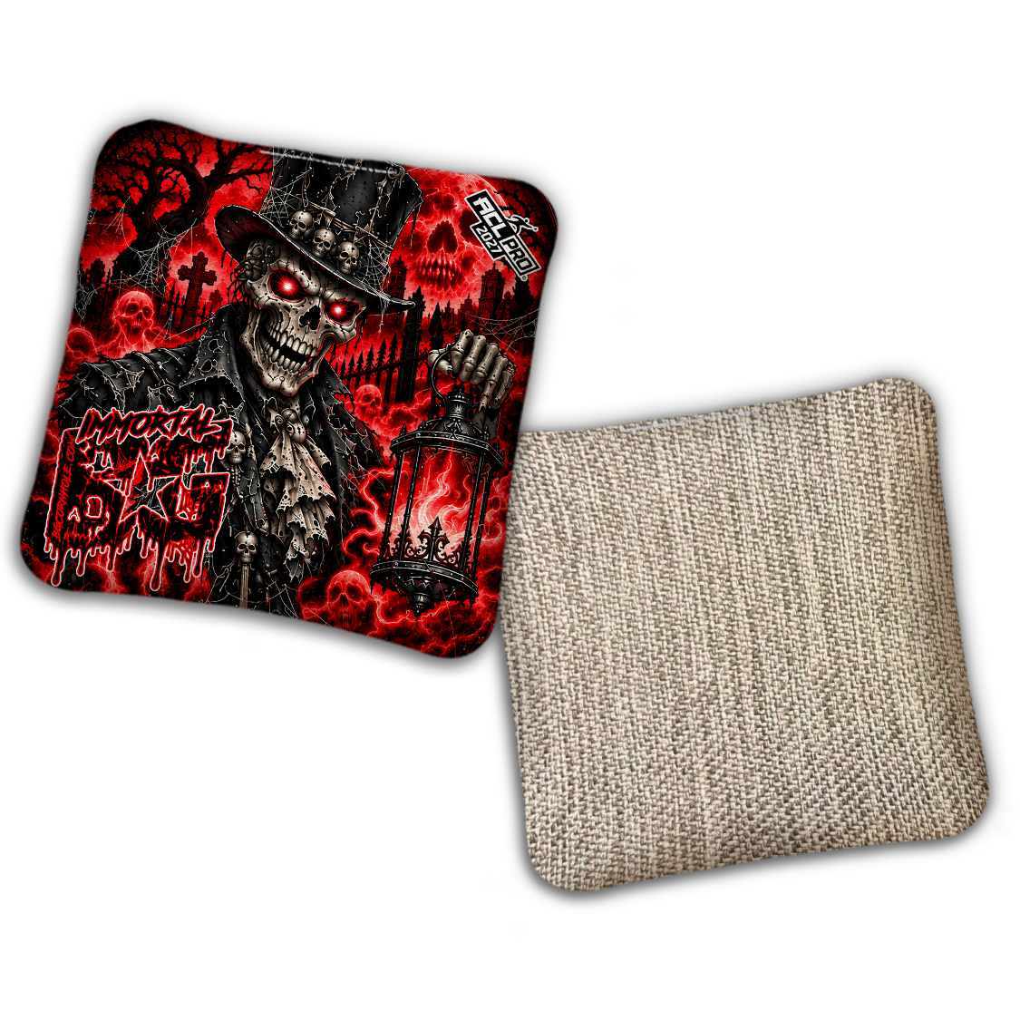 2027 ACL - BG Multiple Bag Models "Cryptkeeper" - Pro Stamped Cornhole Bags - SET OF 4 BAGS