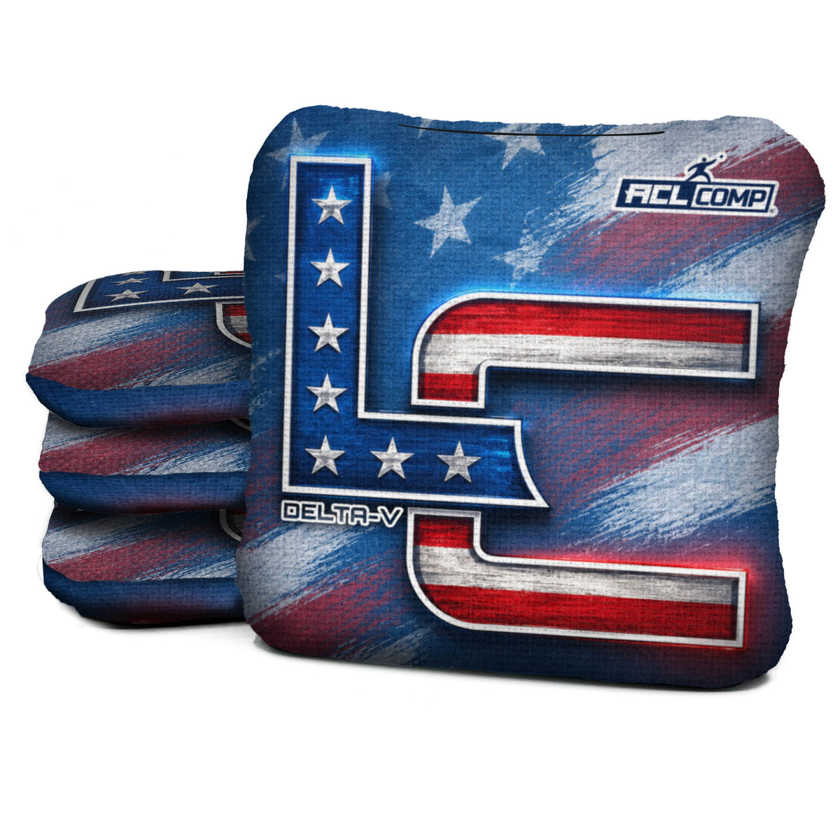 FLAG STREAK LC - ACL PRO 2027 / ACL COMP Bags - Multiple Series - Logic Cornhole