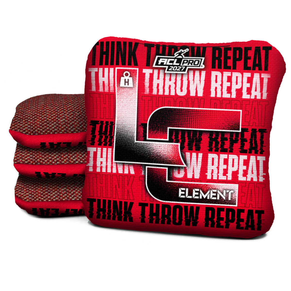 THINK THROW REPEAT - RED - ACL PRO 2027 BAGS - MULTIPLE BAG SERIES - Set of 4 bags