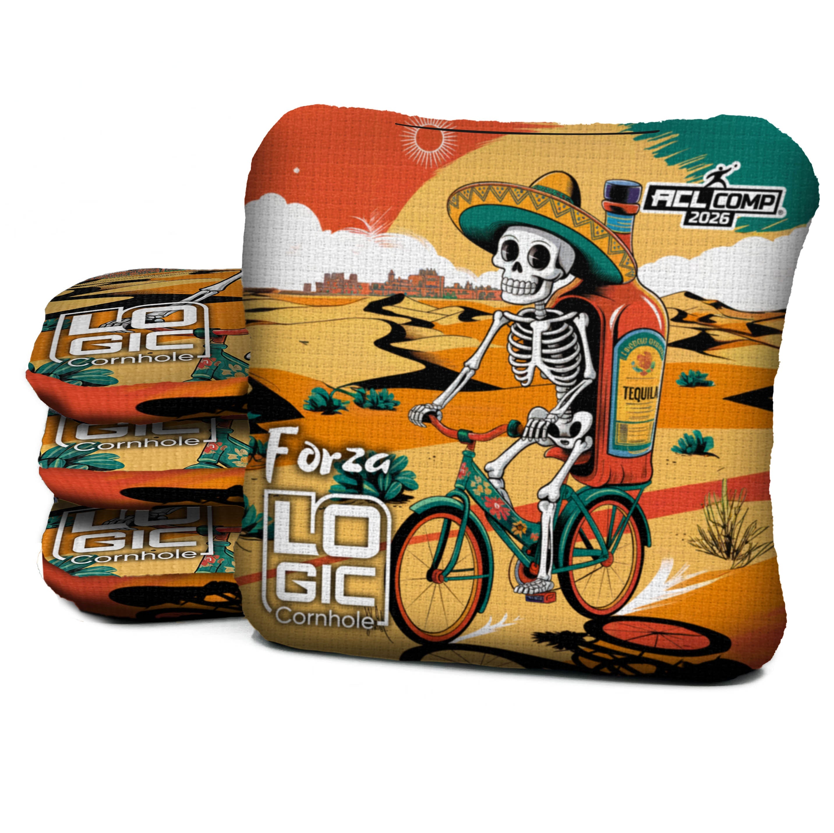 Dia De Los Muertos  - ACL PRO & COMP BAGS - MULTIPLE BAG SERIES - Set of 4 bags