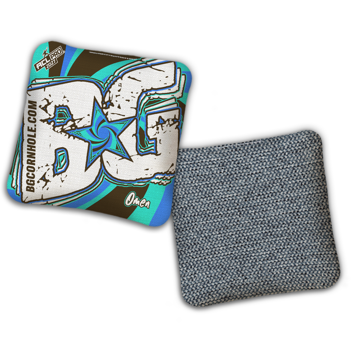 2027 ACL - BG Multiple Bag Models "FUNK SOUL" - Pro Stamped Cornhole Bags - SET OF 4 BAGS