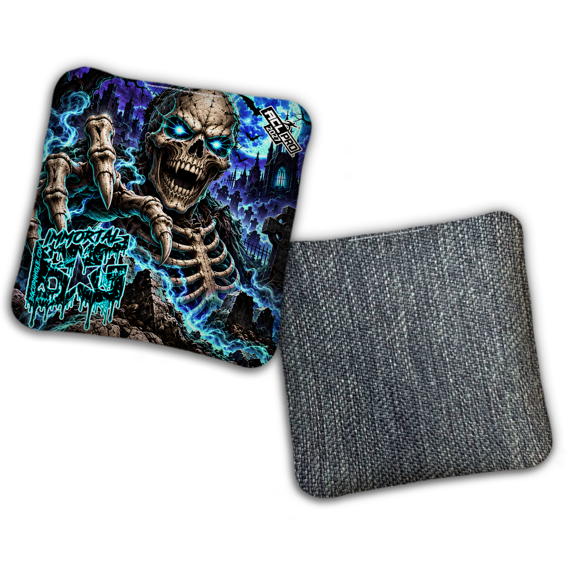 2027 ACL - BG Multiple Bag Models "Gravedigger" - Pro Stamped Cornhole Bags - SET OF 4 BAGS