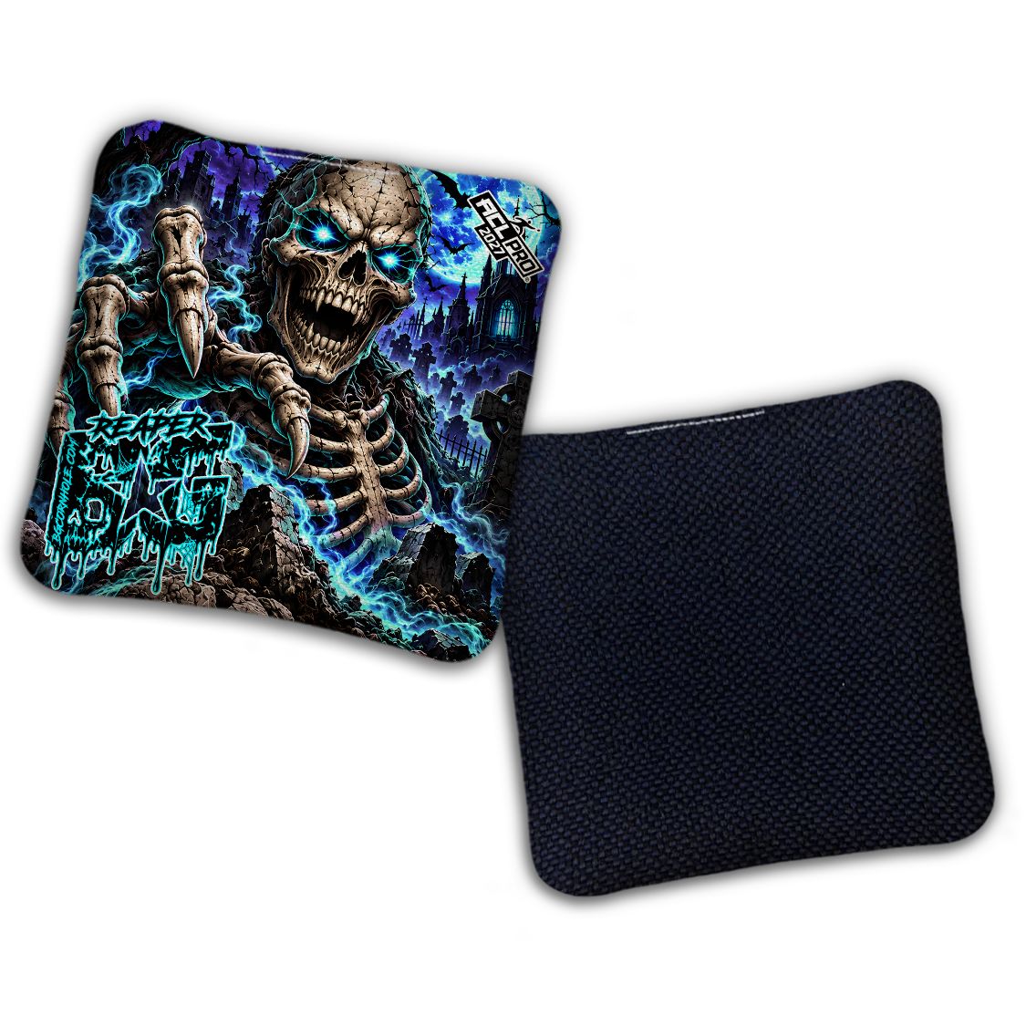 2027 ACL - BG Multiple Bag Models "Gravedigger" - Pro Stamped Cornhole Bags - SET OF 4 BAGS