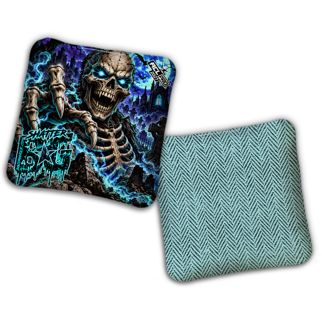 2027 ACL - BG Multiple Bag Models "Gravedigger" - Pro Stamped Cornhole Bags - SET OF 4 BAGS