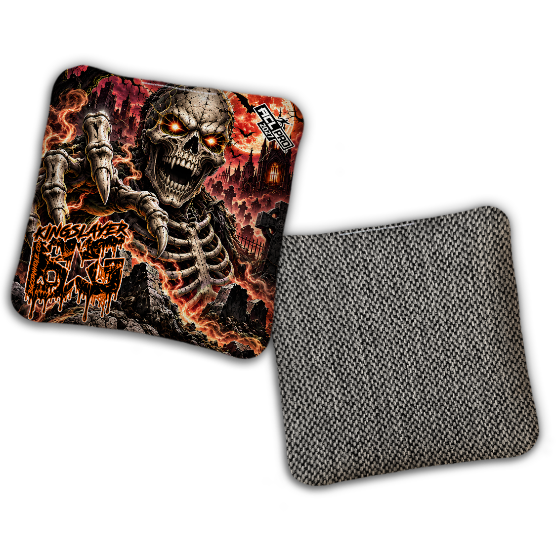 2027 ACL - BG Multiple Bag Models "Gravedigger" - Pro Stamped Cornhole Bags - SET OF 4 BAGS