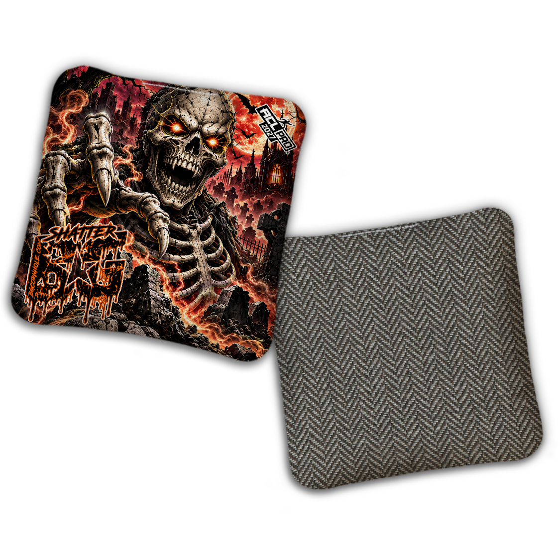 2027 ACL - BG Multiple Bag Models "Gravedigger" - Pro Stamped Cornhole Bags - SET OF 4 BAGS