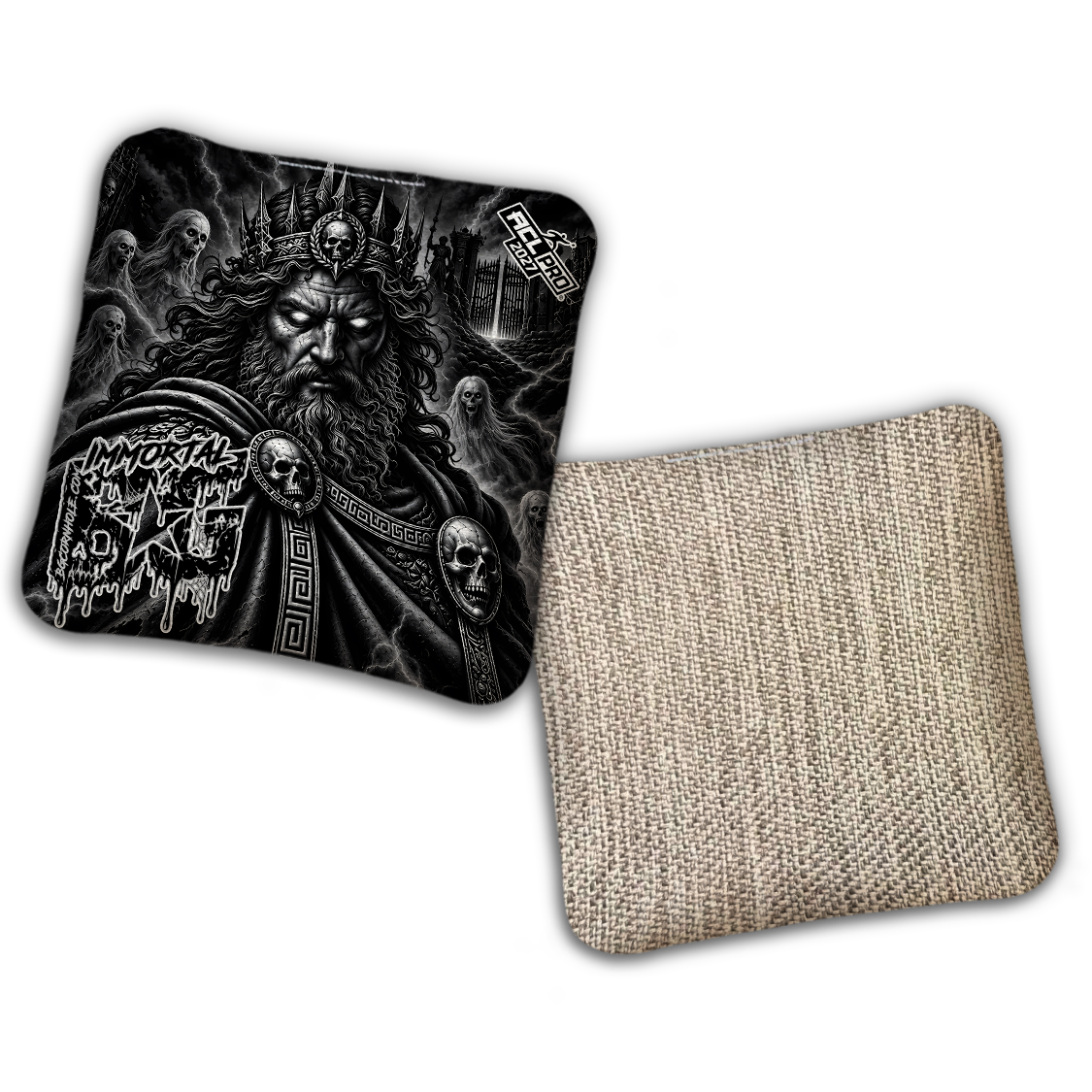 2027 ACL - BG Multiple Bag Models "Hades" - Pro Stamped Cornhole Bags - SET OF 4 BAGS