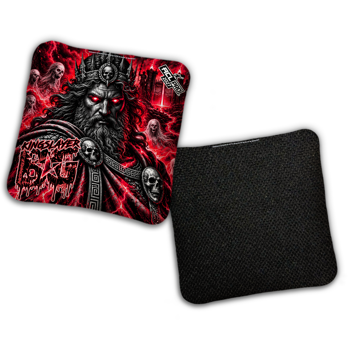2027 ACL - BG Multiple Bag Models "Hades" - Pro Stamped Cornhole Bags - SET OF 4 BAGS